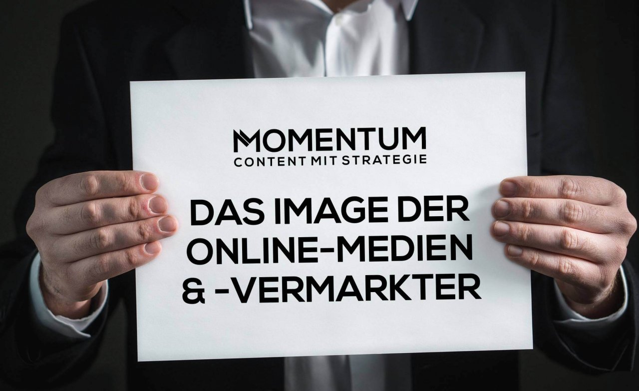 Das Image der Online-Medien und -Vermarkter